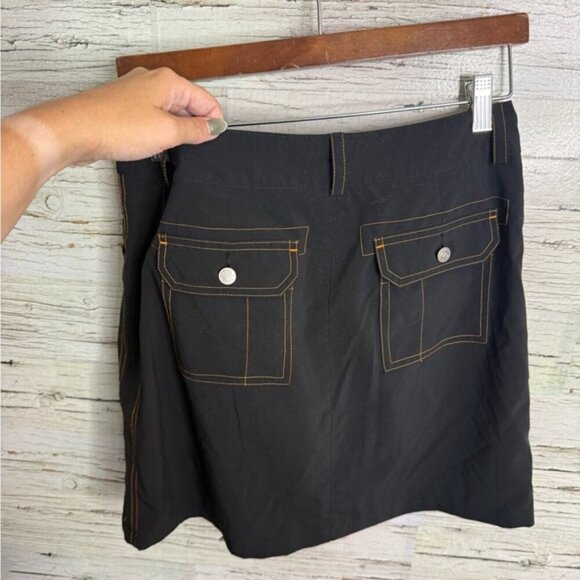 Cutter & Buck Annika black orange Golf Skort Size 6 Pockets Athletic Casual - Picture 5 of 8